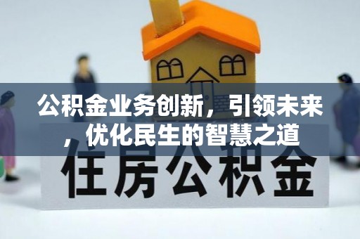 滴道公积金业务创新，引领未来，优化民生的智慧之道
