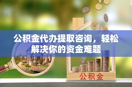 滴道公积金代办提取咨询，轻松解决你的资金难题