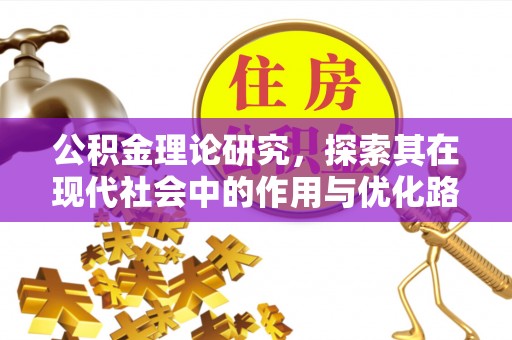 滴道公积金理论研究，探索其在现代社会中的作用与优化路径