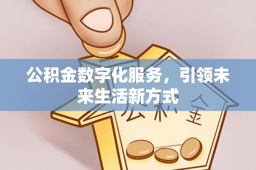 滴道公积金数字化服务，引领未来生活新方式
