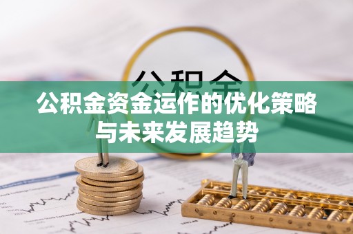 滴道公积金资金运作的优化策略与未来发展趋势