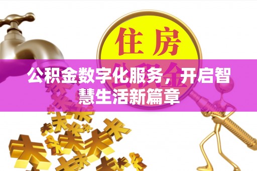 滴道公积金数字化服务，开启智慧生活新篇章