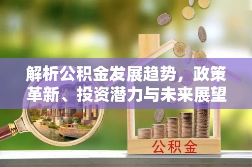 滴道解析公积金发展趋势，政策革新、投资潜力与未来展望