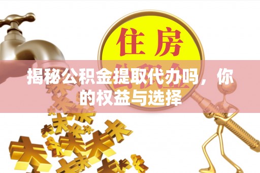 滴道揭秘公积金提取代办吗，你的权益与选择