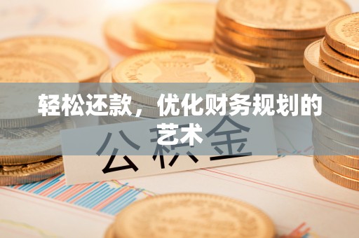 滴道轻松还款，优化财务规划的艺术