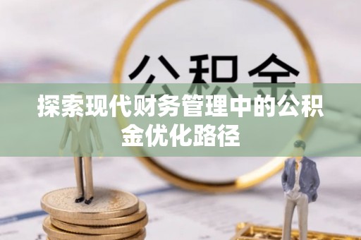 滴道探索现代财务管理中的公积金优化路径
