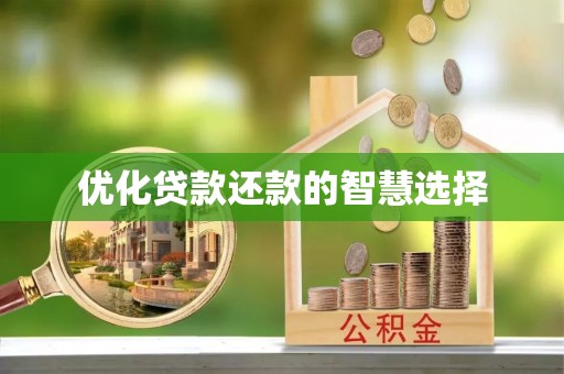 滴道优化贷款还款的智慧选择