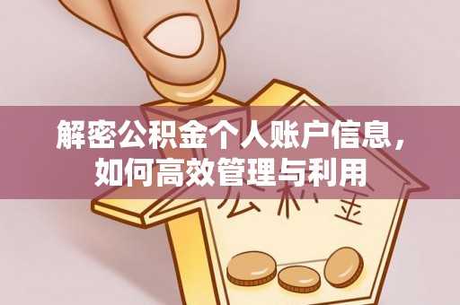 滴道解密公积金个人账户信息，如何高效管理与利用