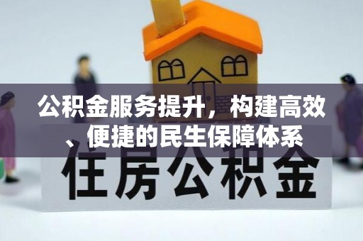 滴道公积金服务提升，构建高效、便捷的民生保障体系