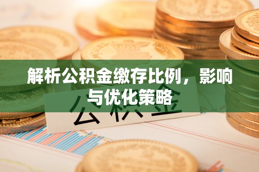 滴道解析公积金缴存比例，影响与优化策略