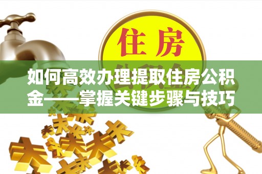 滴道如何高效办理提取住房公积金——掌握关键步骤与技巧