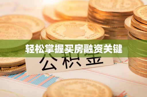 滴道轻松掌握买房融资关键