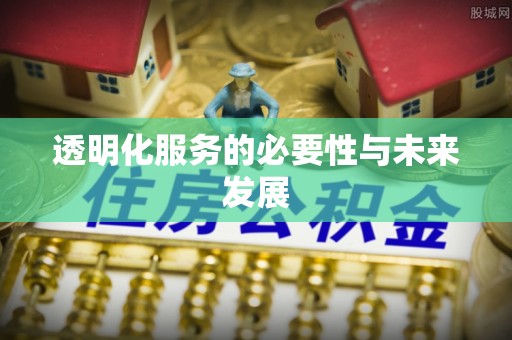 滴道透明化服务的必要性与未来发展
