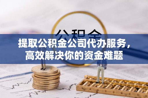 滴道提取公积金公司代办服务，高效解决你的资金难题