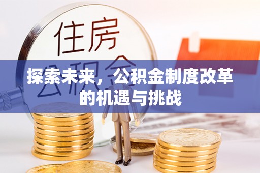 滴道探索未来，公积金制度改革的机遇与挑战