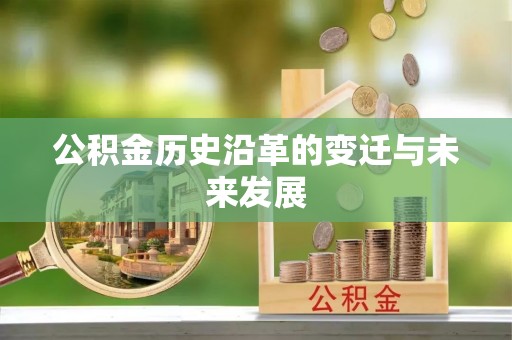 滴道公积金历史沿革的变迁与未来发展