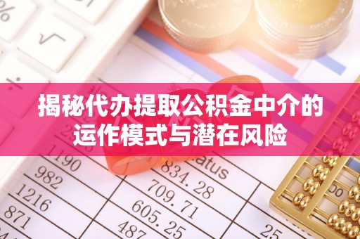 滴道揭秘代办提取公积金中介的运作模式与潜在风险