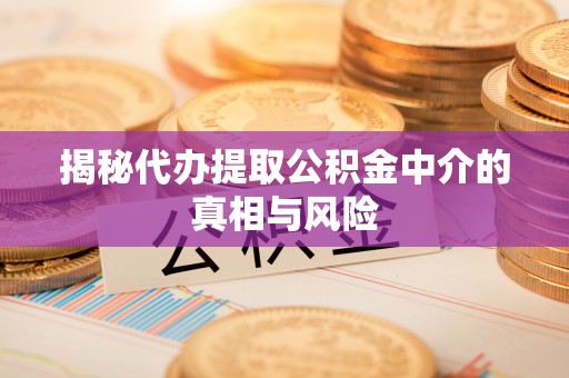滴道揭秘代办提取公积金中介的真相与风险