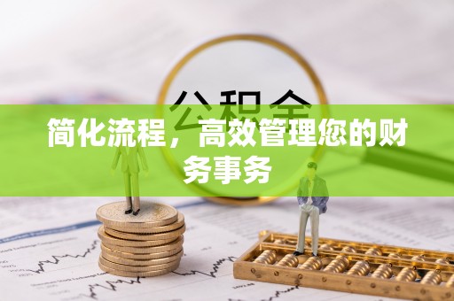 滴道简化流程，高效管理您的财务事务