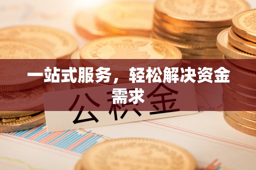 滴道一站式服务，轻松解决资金需求